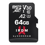 Goodram IRDM MicroSDXC Speicherkarte Klasse 10 UHS-I/U3 - 64GB