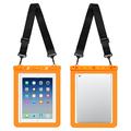 Pictet.Fino RH02 IPX8 Universal wasserdichte Gehäuse 13" - iPad, Tablet - Orange
