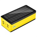 Psooo PS-406 Solar Powerbank/Qi Ladegerät - 40000mAh - Gelb