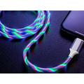 Reekin LED Schwebend RGB 3-in-1 Kabel - MicroUSB, Lightning, USB-C - 1m