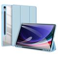 Samsung Galaxy Tab S9 FE Dux Ducis Toby Tri-Fold Smart Folio Hülle - Baby Blau