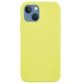 iPhone 15 Liquid Silikonhülle - Gelb
