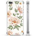 iPhone 5/5S/SE Hybrid Hülle - Blumen