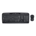 Logitech Wireless Desktop MK330 Tastatur- und Mausset - Schwarz