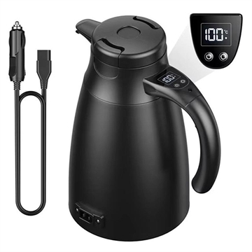 12-V-/24-V-Reiskocher 12-V-/24-V-Reiskocher für das Auto mit intelligenter Temperaturregelung - 1200ml - Schwarz
