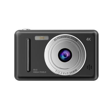 A1 A1 Retro-Digitalkamera mit 50MP, 4K-Video und 8-fachem Zoom - Schwarz
