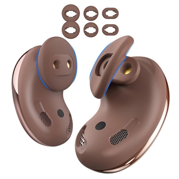 Samsung Samsung Galaxy Buds Live Ahastyle PT132 Silikon Ohrtips - Braun