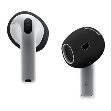 Anti-Rutsch-Silikon-Kopfhörerschutz Anti-Rutsch-Silikon-Kopfhörerschutz für AirPods 4 - Schwarz