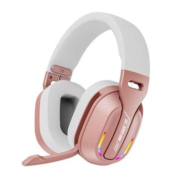 B500 B500 Over-Ear-Funkkopfhörer mit RGB-Beleuchtung - Roségold