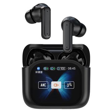 BY16 BY16 Intelligente Sprachübersetzung Wireless Kopfhörer - 150+ Sprachen Übersetzer - Schwarz