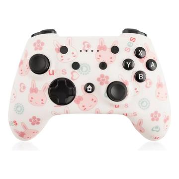 Nintendo CX-270C Drahtloser Bluetooth Game Controller für Nintendo Switch/PC/Smartphones/Tablets - Kaninchen