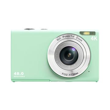 DC402-AF DC402-AF 4K Kids 48MP Digitalkamera Autofokus 16X Digitalzoom Vlogging Kamera für Jugendliche - Hellgrün