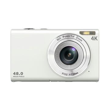 DC402-AF DC402-AF 4K Kinder 48MP Digitalkamera Autofokus 16X Digitalzoom Vlogging Kamera für Jugendliche - Weiß