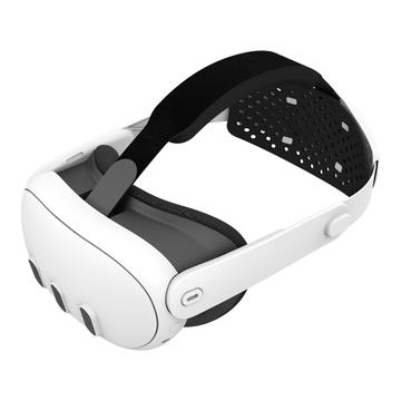 DEVASO DEVASO Kopfband Kompatibel mit Meta Quest 3 VR Headset Verstellbarer Riemen Version 2.0, Weiß