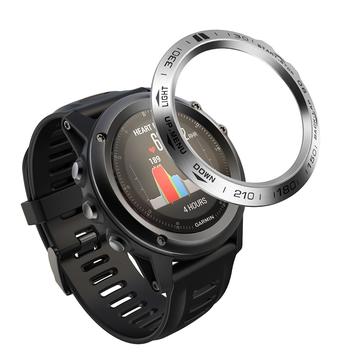Garmin Garmin Fenix 3/3 HR Uhr Lünette Edelstahl Abdeckung - Silber