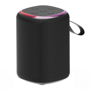 Gembird Gembird SPK-BT-LED-08S Bluetooth-Lautsprecher - Schwarz