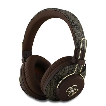 Braun Guess 4G Big Metal Logo ENC Wireless Kopfhörer - Braun