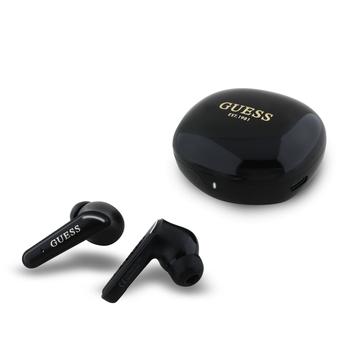 Guess Guess Glossy Classic Logo True Wireless Kopfhörer - Schwarz