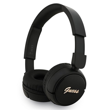 Guess Guess Metall Logo Script Bluetooth 5.3 On-Ear-Kopfhörer - Schwarz