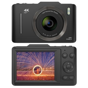 H16 H16 Digitalkamera mit 16fachem Zoom und 32-GB-Speicherkarte - Schwarz