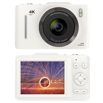 H16 H16 Digitalkamera mit 16fachem Zoom und 32-GB-Speicherkarte - Weiß