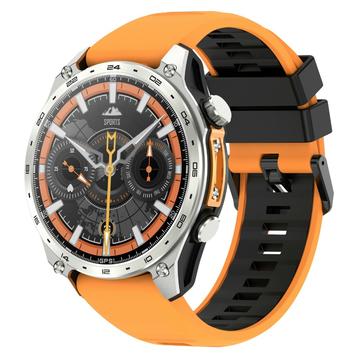 HD300Pro HD300Pro Sport-Smartwatch mit 5-Satelliten-GPS, Offline-Karten und dänischer Sprache - Orange