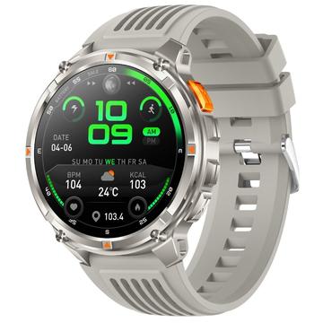 HT33 HT33 Gesundheitsüberwachung Bluetooth Smartwatch mit dänischer Sprache - 1.7 IPS Display - Grau