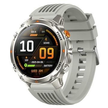 HT37 HT37 Fitness-Smartwatch mit Herzfrequenz-/Blutdruckmesser - Grau