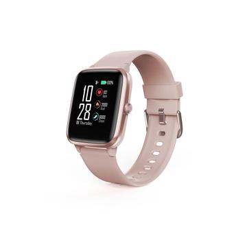 Hama Hama Fit Watch 5910 Smartwatch mit Herzfrequenzmesser und Schrittzähler - Roségold