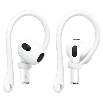 Apple Imak Anti-verloren Apple AirPods 3 TPU Ohrhaken - Weiß