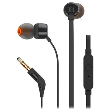 JBL JBL Tune 110 In-Ear Kopfhörer mit Mikrofon - 3.5mm - Schwarz