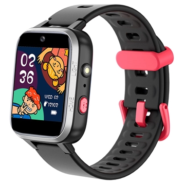 Kinder Kinder Wasserdichte Smartwatch Y90 Pro mit Dual-Kamera - Schwarz