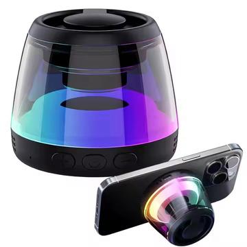 M2 M2 Mini Magnetischer Bluetooth-Lautsprecher mit RGB-Licht - Schwarz