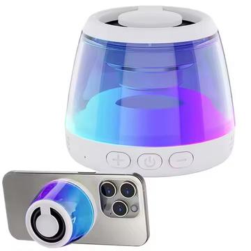 M2 M2 Mini Magnetischer Bluetooth-Lautsprecher mit RGB-Licht - Weiß