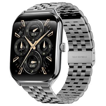 MT61 MT61 Ultradünne Smartwatch mit AMOLED-Display - Schwarz