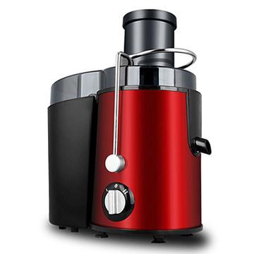 Multifunktionaler Multifunktionaler 2-Gang-Slow Juicer mit Saftbehälter - Rot/Schwarz