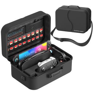 Nintendo Nintendo Switch 2 Startrc Spiele Aufbewahrungsbox mit 18 Spielkartenfächern - Schwarz