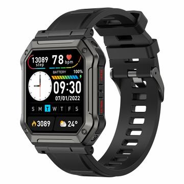 Outdoor Outdoor Sport IP68 Wasserdichte Smartwatch - 1.91 - Schwarz