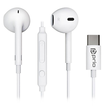 Prio Prio Classic In-Ear-USB-C-Kopfhörer - Weiß