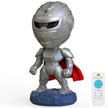 Roboter-Bluetooth-Lautsprecher Roboter-Bluetooth-Lautsprecher mit Nebelprojektion und Nachtlicht-Atmosphäre