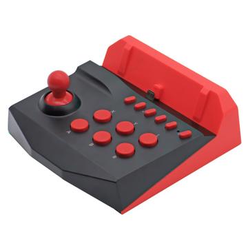 Nintendo SM319 Für Nintendo Switch / Switch Lite Arcade Spiel Joystick Steuerstation mit Turbo Funktion - Schwarz+Rot