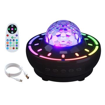 SSL001-C SSL001-C Tragbare Sternenprojektorlampe und Bluetooth-Lautsprecher - Schwarz