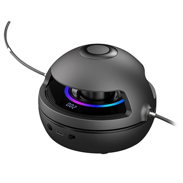 Springseilmaschine Springseilmaschine mit Bluetooth-Lautsprecher und LED-Licht - Schwarz