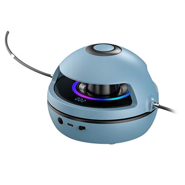 Springseilmaschine Springseilmaschine mit Bluetooth-Lautsprecher und LED-Licht - Blau