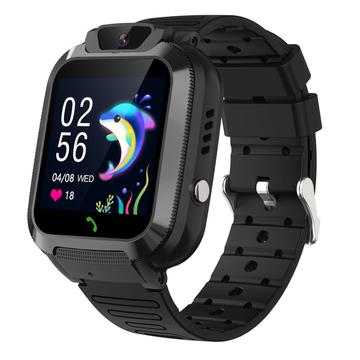 Wasserdichte Wasserdichte 4G Sport-Smartwatch für Kinder DH11 - 1.44 - Schwarz