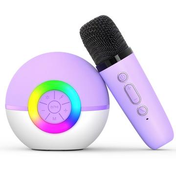 T97 T97 Kinder Karaoke-Mikrofon mit Bluetooth-Lautsprecher & Subwoofer - Lila