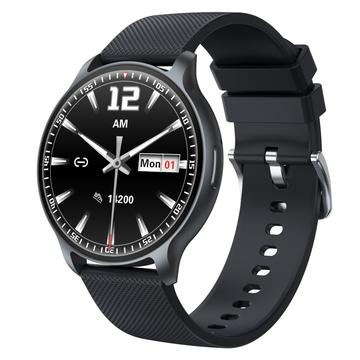 U23 U23 Ultraflache AMOLED Unisex-Smartwatch mit über 100 Sportmodi - Schwarz