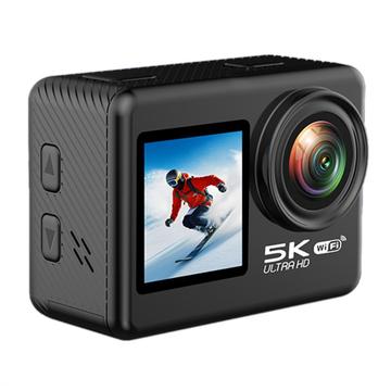 V5 V5 5K WiFi EIS Anti-shake Action Kamera 30m Wasserdicht Dual Screen Sport Kamera