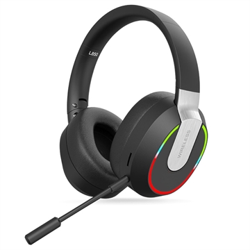 Drahtlose Drahtlose Gaming Headset L850 mit RGB-Licht - Schwarz