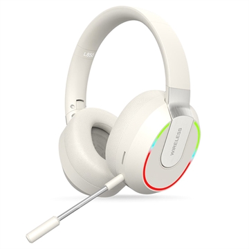 Drahtlose Drahtlose Gaming Headset L850 mit RGB-Licht - Weiß